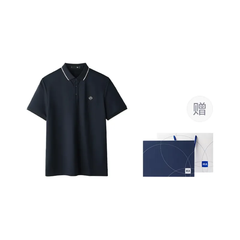 HLA The Mountain Is Not In The High Series Polo Shirt Men's-19