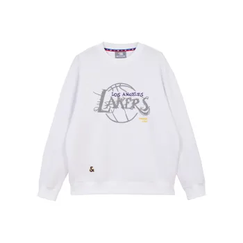JACK JONES· x NBA Sweatshirt Men's Milk White