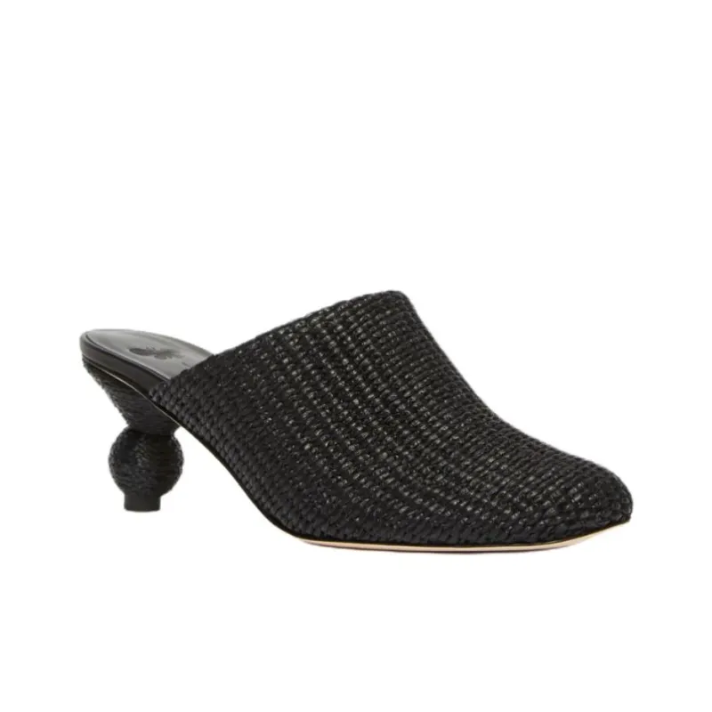 WEEKEND MaxMara Closed Toe Slippers 5.5cm Women's Black-2