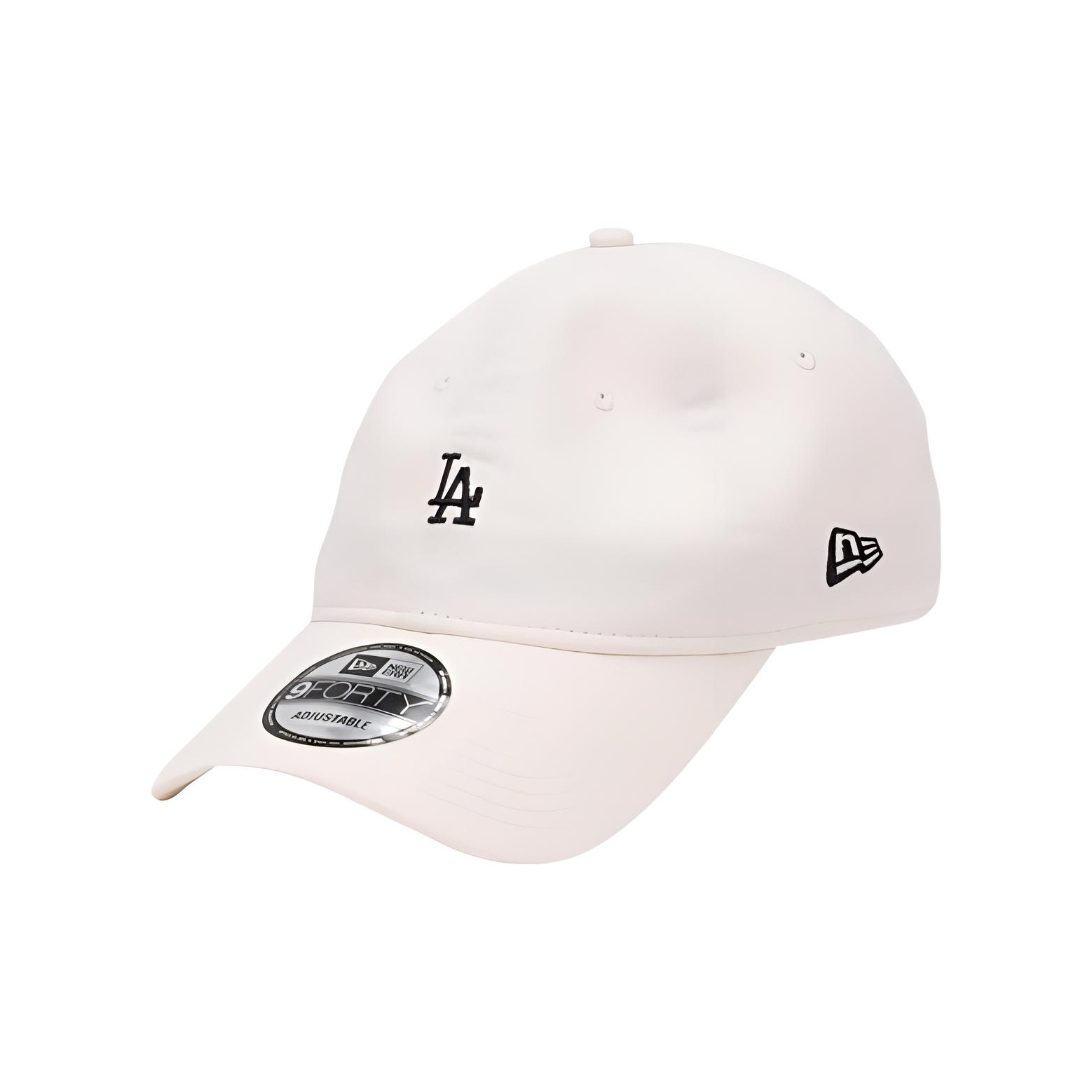 New Era Mini Logo LA Dodgers Unstructured Baseball Cap Cream