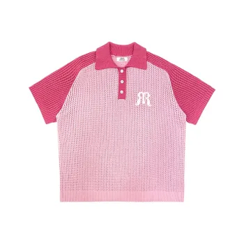 EMPTY REFERENCE Polo Shirts Unisex Pink