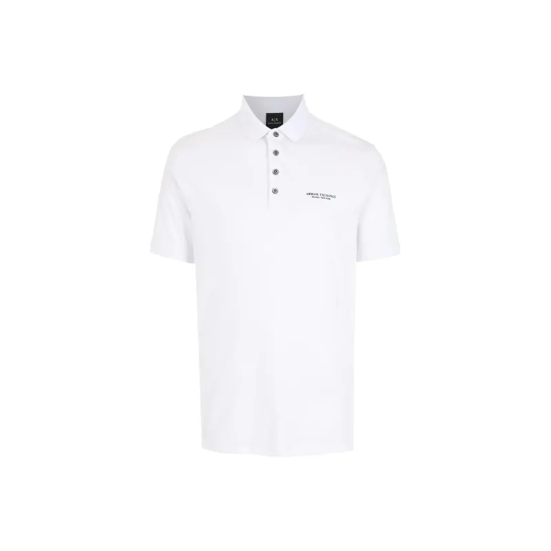 ARMANI EXCHANGE Logo print Polo Shirt-0