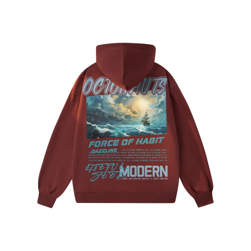 Small Columns Under The Sea Hoodie Unisex-12