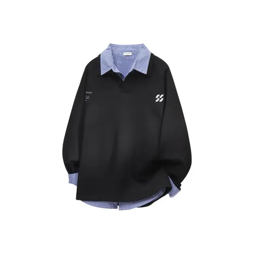YOSICIL Polo Shirt Unisex Black