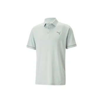 PUMA Cloudspun Haystack Polo De Golf Cloudspun Haystack Homme Polo Shirt Men's Gray