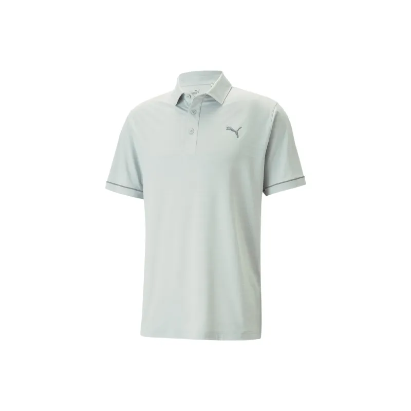 PUMA Cloudspun Haystack Polo De Golf Cloudspun Haystack Homme Polo Shirt Men's Gray-0