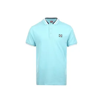 KENZO Polo Shirts Men Light Blue