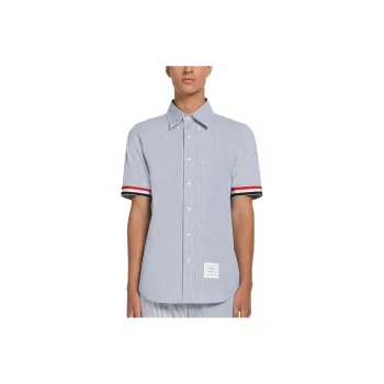 Thom Browne RWB Striped Button Up Shirt