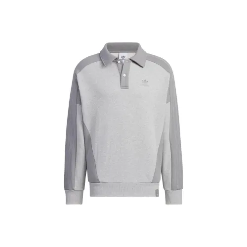 Adidas Originals Wing Chun Series Spring Collection Toc Crew Sweatshirt Sweatshirt Unisex Medium Heather Gray