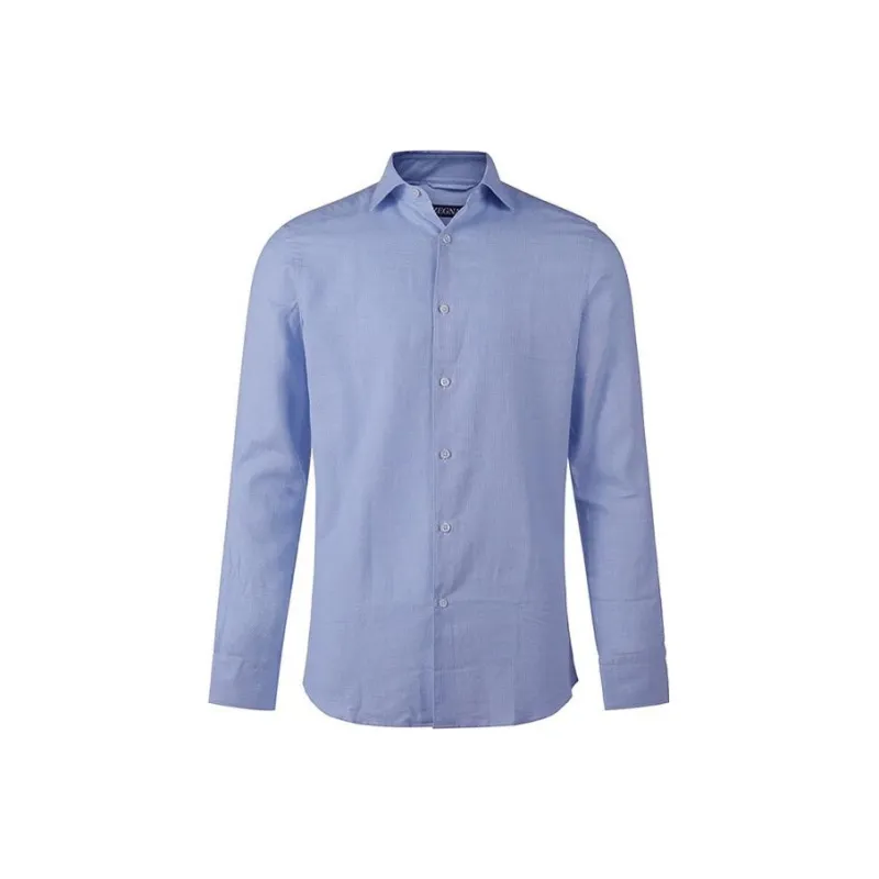 Zzegna SS23 Shirt Men's Light Blue-0