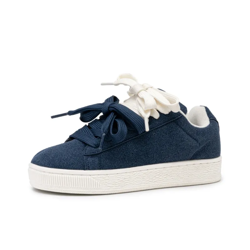 Medd Puffy Shoes Slip Resistant Height Increasing Low Top Skateboard Shoes Unisex Box-50
