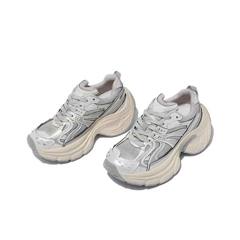 BARDILEV Low Top Chunky Sneakers Women's Champagne-2