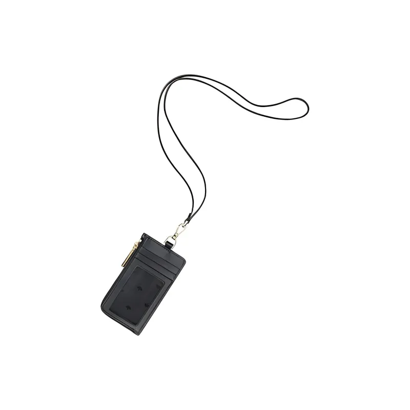 Kate Spade Staci Leather Work Card Holder Unisex Black-2