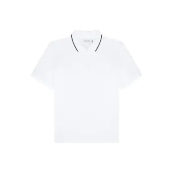 CALVIN KLEIN SS23 Polo Shirt Men's White