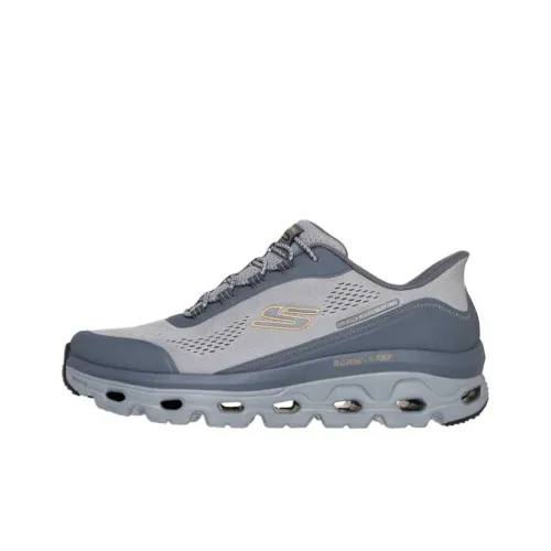 Skechers Glide Step Low Top Outdoor Peep-Toe shoes Men's Gray