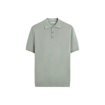 ZARA Polo Shirt Men's Green Tone
