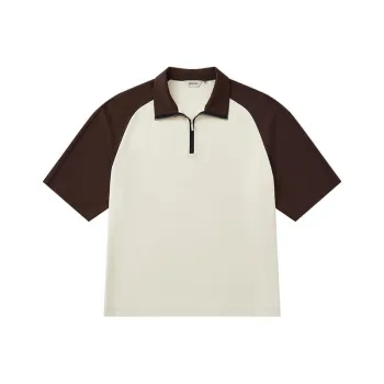 OPICLOTH Polo Shirts Unisex Dark Coffee