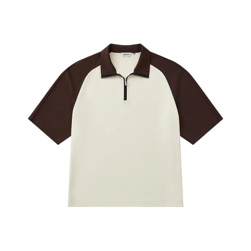 OPICLOTH Polo Shirts Unisex Dark Coffee-0