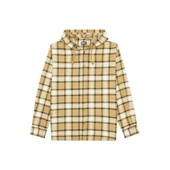 DIESEL S Dewny Hooded Flannel Shirt