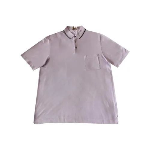 HERMES SS23 Polo Shirt Men's Purple