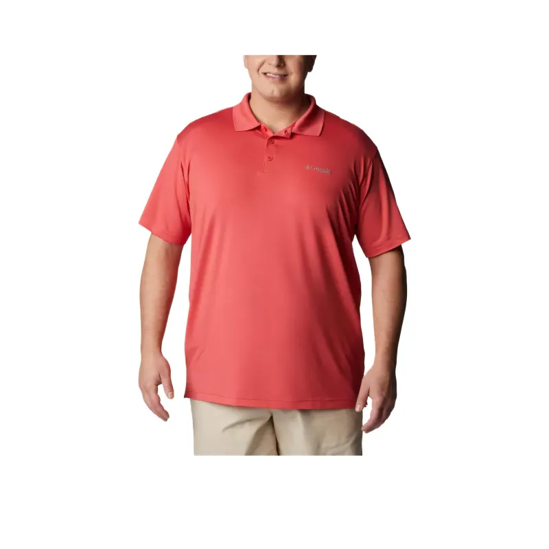 Columbia Offshore Polo Shirt Men's Sunset Red-0