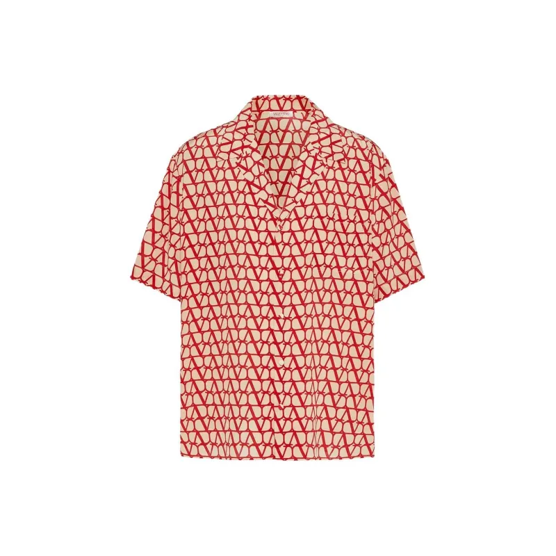 Valentino Shirts Men Red-0