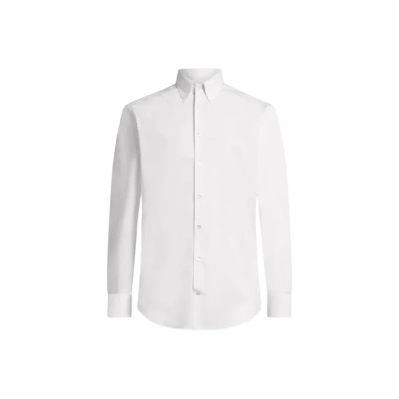 ETRO Plain Coloured Button Down Shirt-0
