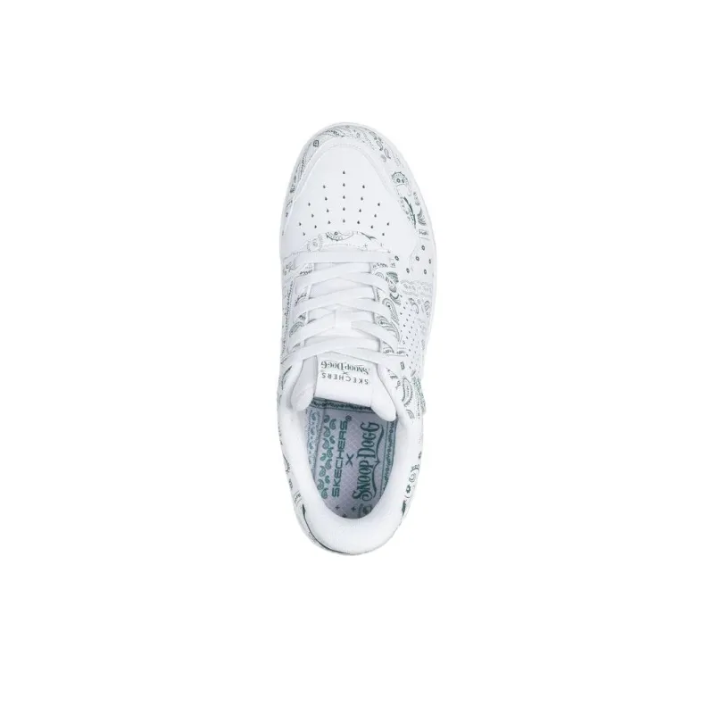 Skechers Low Top Outdoor Shoes Men's White Green-2