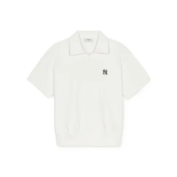 MLB SS25 Polo Shirt Men's White