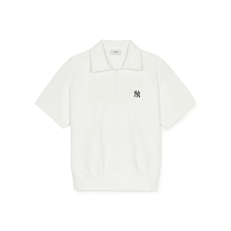 MLB SS25 Polo Shirt Men's White-0