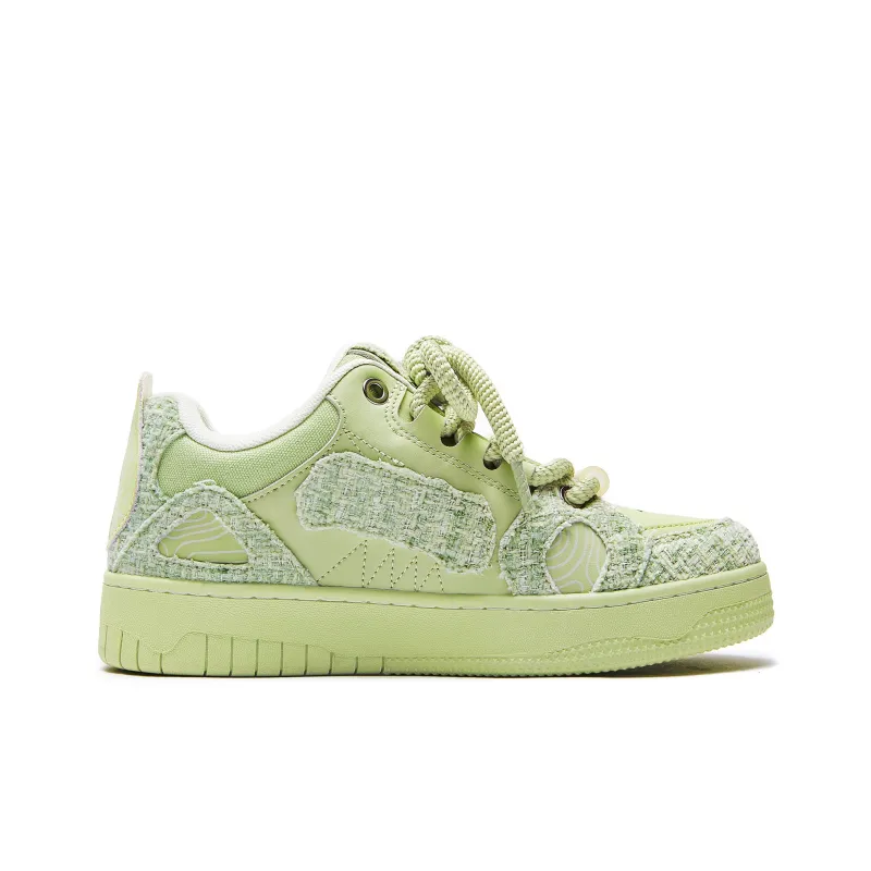IMARSE New Chinese Style Series Skateboard Shoes Unisex Low Top Beige-1