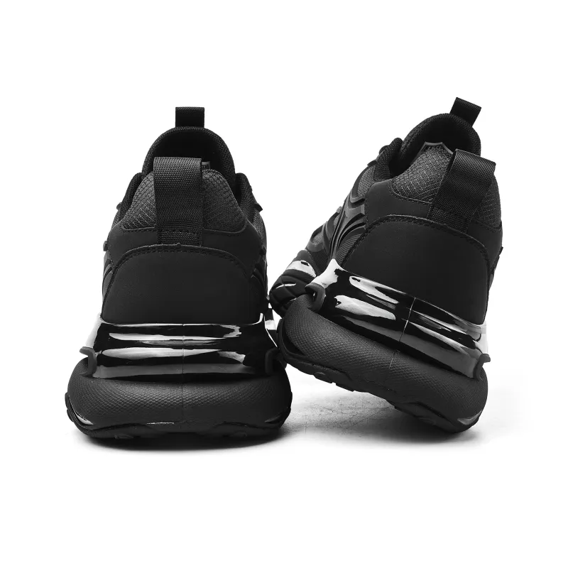 JEEP SPIRIT Cushioning Lightweight Abrasion Resistant Low Top Chunky Sneakers Men's Black-12