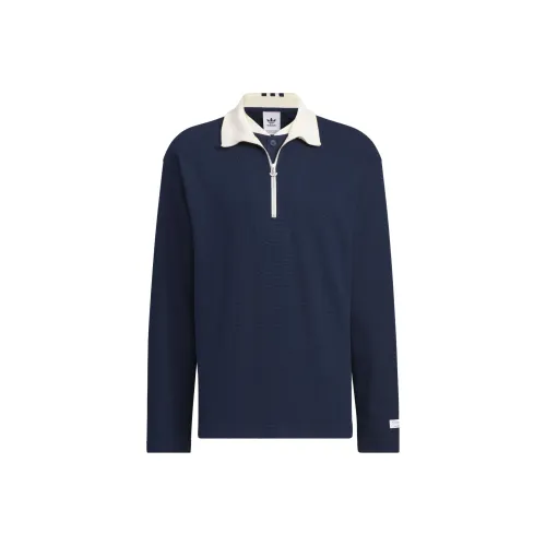 Adidas Originals FW23 Polo Shirt Unisex Navy Blue
