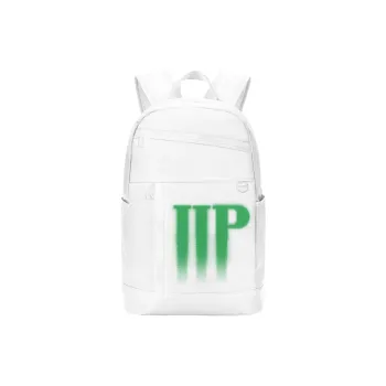 TURN UP Polyester Backpack Unisex White/Pink