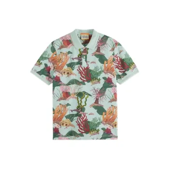 Scotch&Soda SS24 Polo Shirt Men's Mixed Color