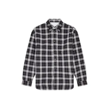 DIESEL S Dewny Double Check A Reversible Padded Overshirt