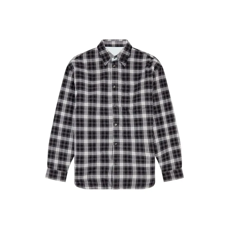 DIESEL S Dewny Double Check A Reversible Padded Overshirt-0