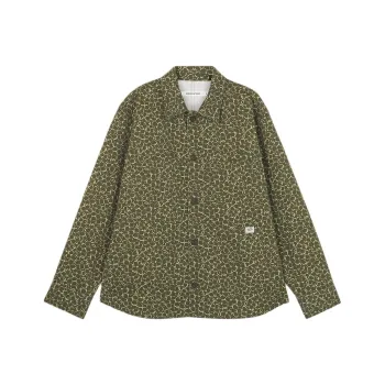 Maison Kitsuné Allover Floral Printed Overshirt