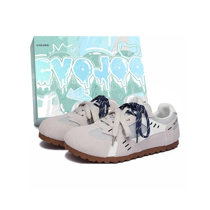 CVOJOO German Army Trainers Low Top Casual Shoes Women's-10