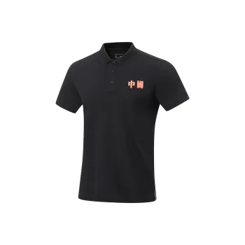 LiNing Sports Life Collection Polo Shirt Men's Black