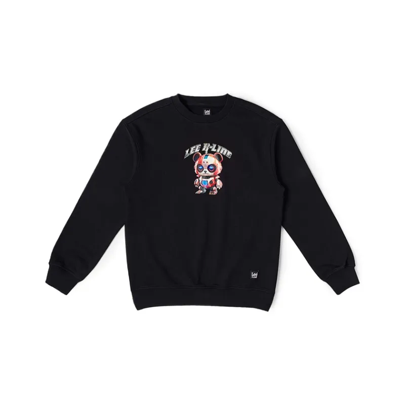 Lee FW24 Sweatshirt Unisex Black-0