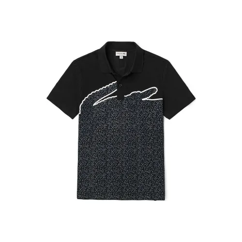 LACOSTE Polo Shirts Men Black