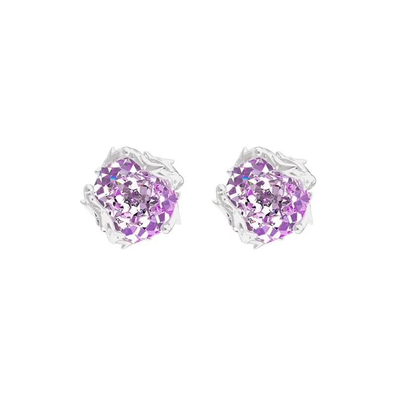 ICEGANG S925 Silver Stud Earrings Unisex-10