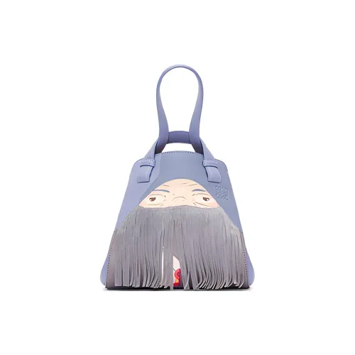 LOEWE Howl's Moving Castle Hammock dove Satin Cow Leather Shoulder Bag Crossbody Bag Handbag Women's Purple