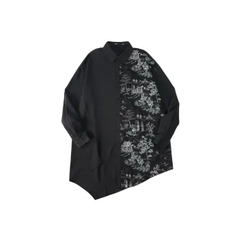Pin Li Shirts Men Black