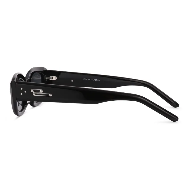 SUYAN Plate Frame Irregular Shape Sunglasses Unisex-11
