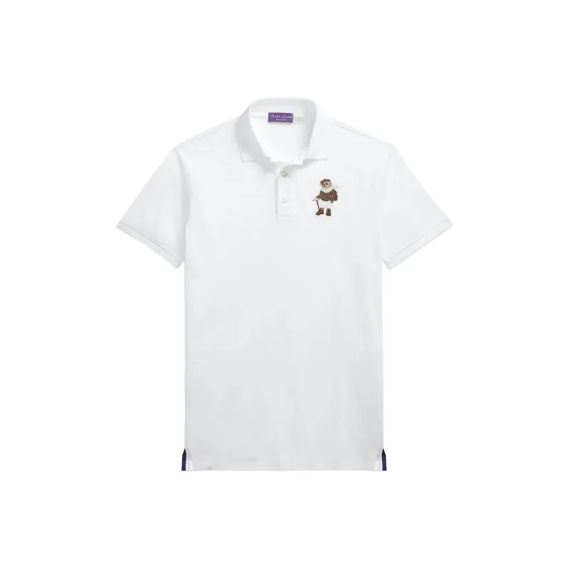 Ralph Lauren Purple Label Polo Bear Slim cut Polo Shirt-0