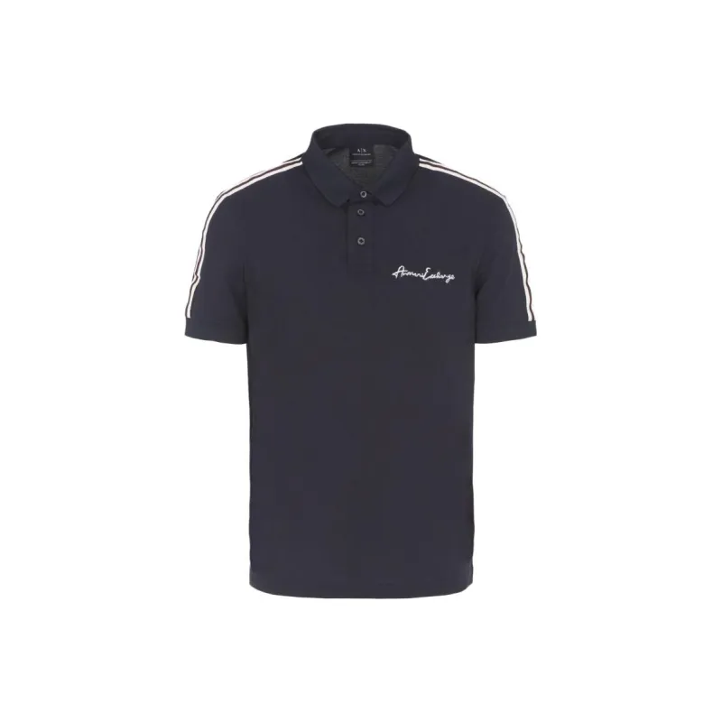 ARMANI EXCHANGE Polo Shirts Men Blue-0