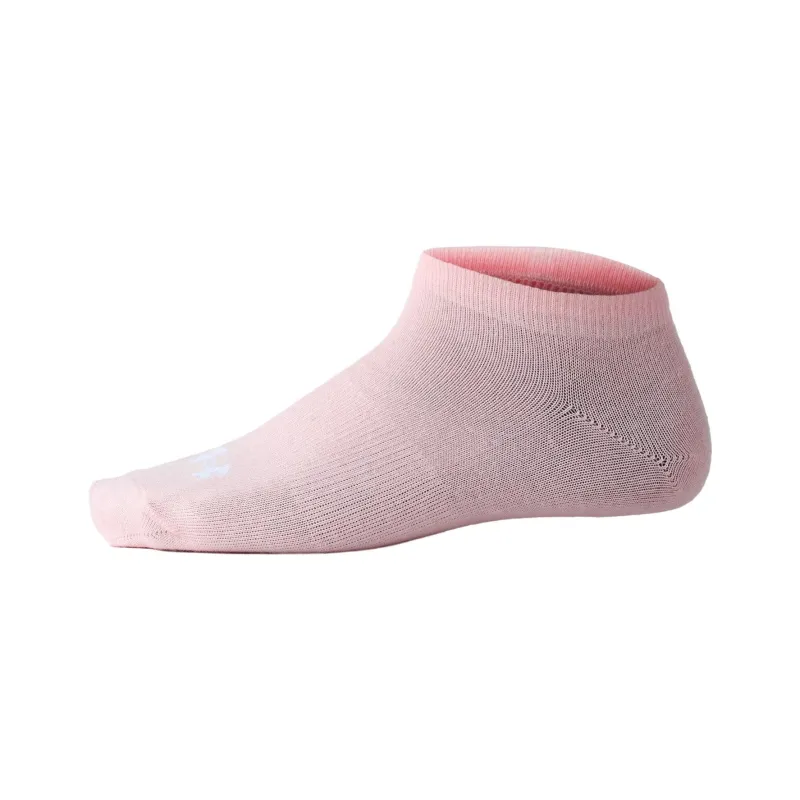 Under Armour SS15 Ankle Socks Women's 3 Pack Pink Green Yellow 494-4