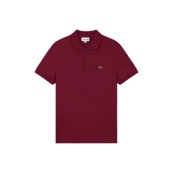 LACOSTE Polo Shirts Men Bordeaux Burgundy